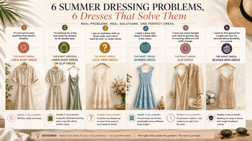 Checklist of common summer dressing problems that the right 2026 dress style can solve - thelostpie