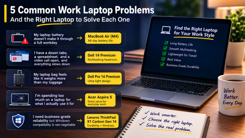 Checklist of common work laptop problems that the right machine can actually solve - thelostpie