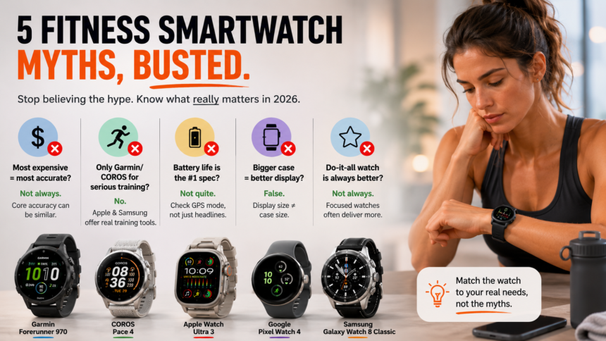 common fitness smartwatch myths against the reality - theloatpie