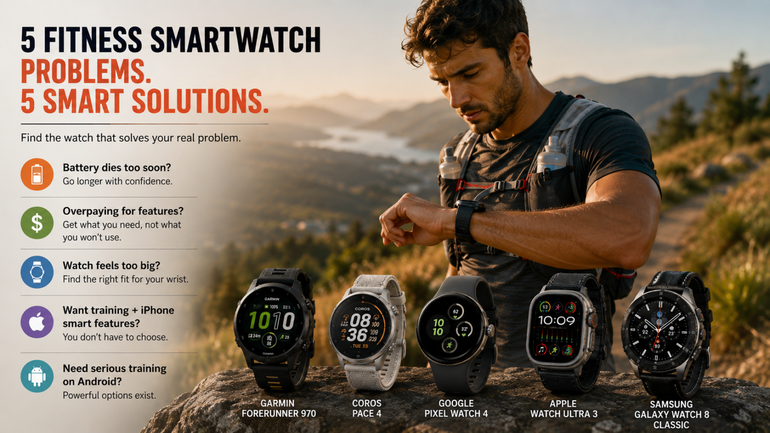 common fitness smartwatch problems that the right device can solve - thelostpie